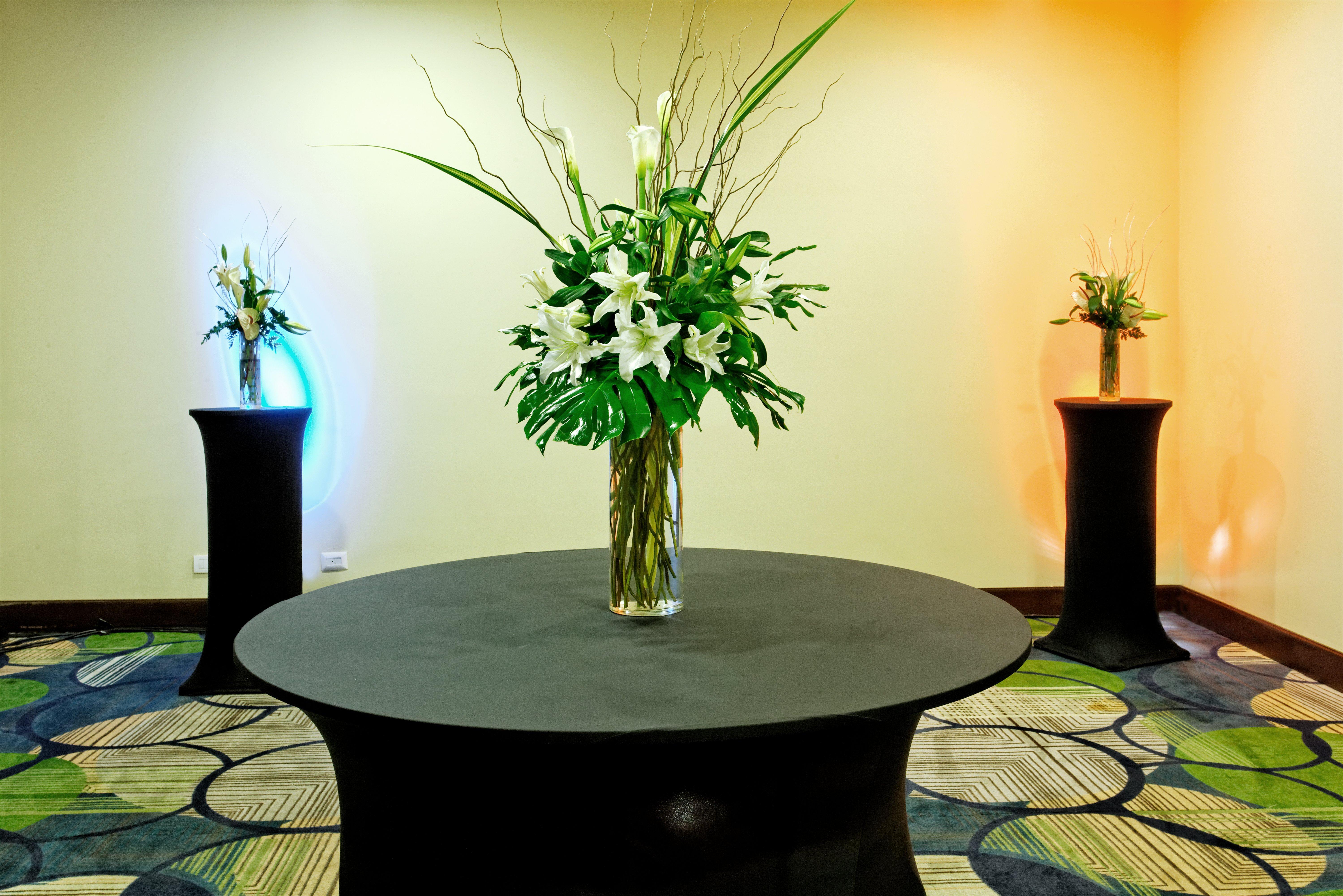 Holiday Inn Santo Domingo By Ihg Dış mekan fotoğraf A cocktail table with a flower arrangement